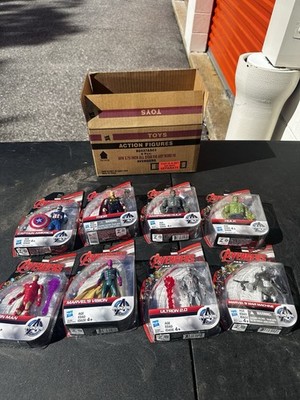 COMPLETE SET OF 8   Avengers: Age of Ultron Hasbro Action Figure NIB Box 1D