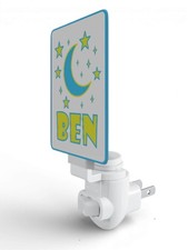 Personalized Kids Night Light Soft LED Clip On Name Sign Baby Gift
