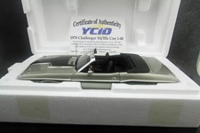 ACME YCID 1970 Dodge Challenger R/T 440 Silver Blk Int Convertible CoA 1 of 48