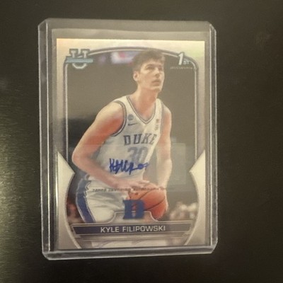 2022 Bowman U Chrome 1st Bowman /499 Kyle Filipowski #47 Auto