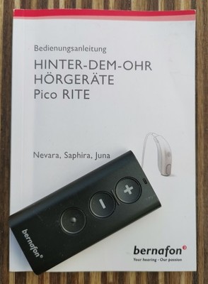 Bernafon Fernbedienung RC-N für Hinter-dem-Ohr-Hörgeräte Nevara Saphira Juna RAR