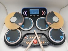 VTech Kidi Star Drum Pad Bluetooth Recording Set - Unit Sticks - No Cable