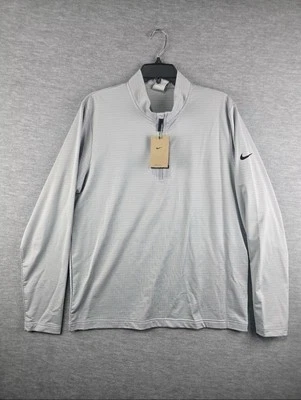 Nike Victory Dri-Fit Light Gray Half 1/2 Zip Golf Pullover FD5837-077 Men’s 3XL - Image 1 of 4