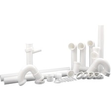 Universal 27-Piece Drain Assembly Kit for Kitchen Sinks - Cost-Effective Fixes