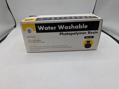 Elegoo Water Washable Photopolymer Resin, Clear Blue 1000G