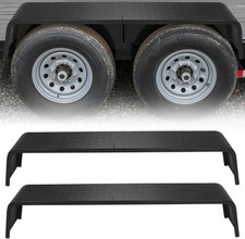 Tandem Trailer Mudguards Mudwing For 13-15" Wheel Detachable Heavy Duty Plate