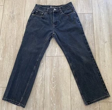 LA Gate Mens Jeans Blue Denim Size 32x30 Fits more like 28 Length