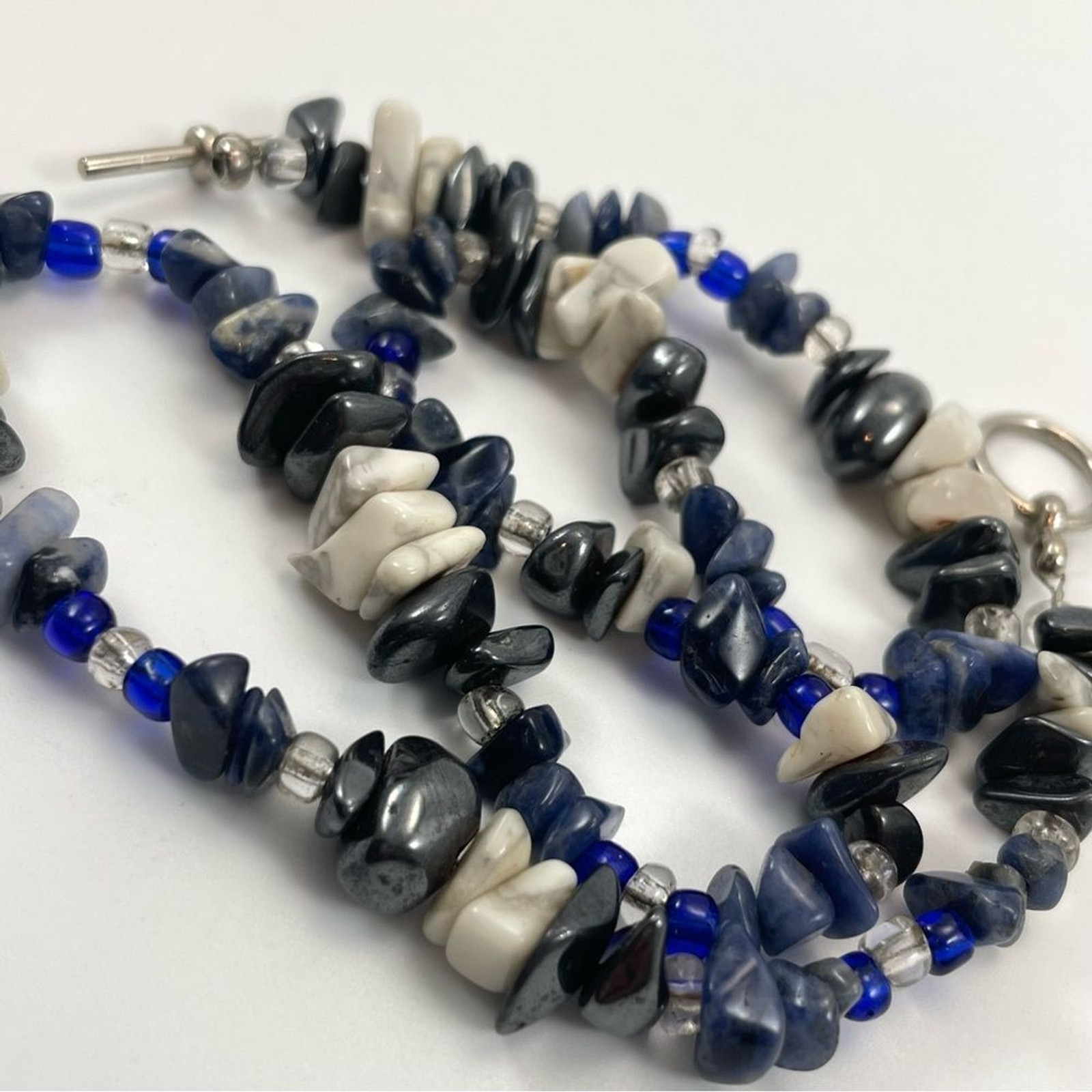 Beautiful Unsigned Artisan Hematite Sodalite Magn… - image 2