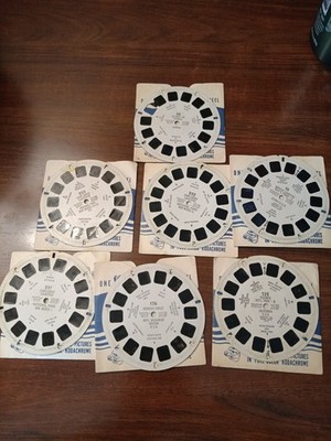 Vintage View Master Reels Lot Of 7 Featuring National Parks