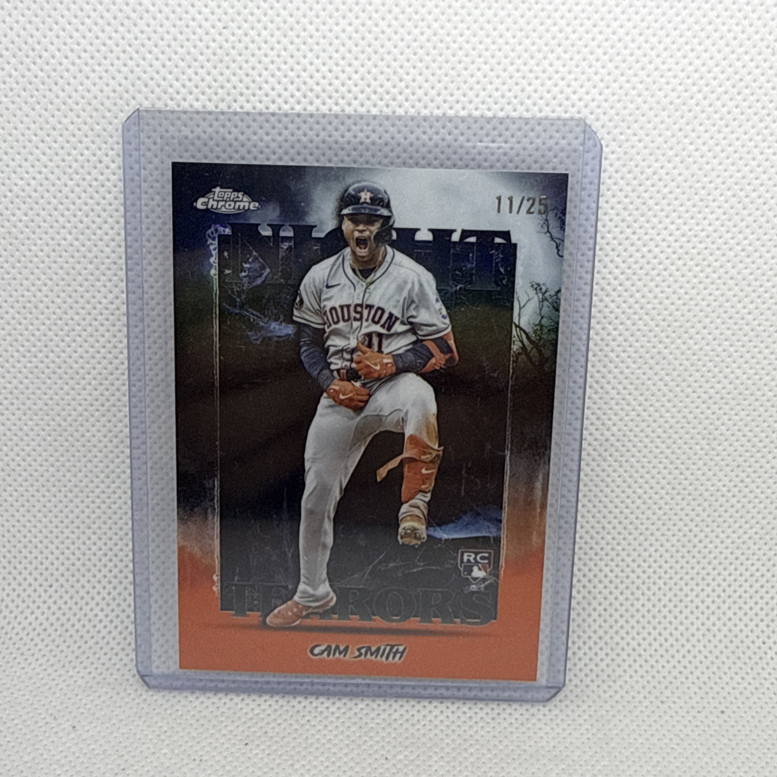2025 Topps Chrome Update Cam Smith Night Terrors Orange #11/25 Rookie
