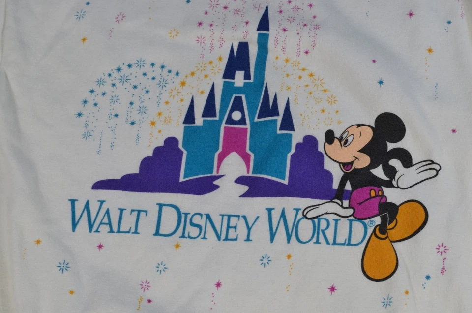 Suéter Pullover XL De Colección Walt Disney World Mickey Mouse Magic Kingdom Castle Foto 3 de 4