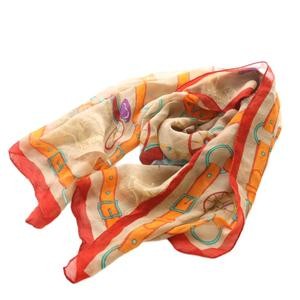 Ameri Vintage Stole Shawl All Over Pattern Beige … - image 6