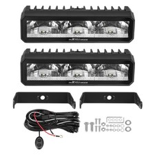 60w Led Spot Beam Light Bar 6inch Rectangular Off-road Driving Lights 6000lm