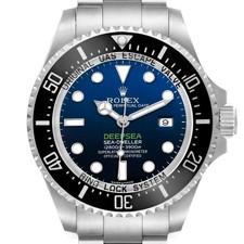 Rolex Seadweller Deepsea Cameron D-Blue Steel Mens Watch 116660 Box Card