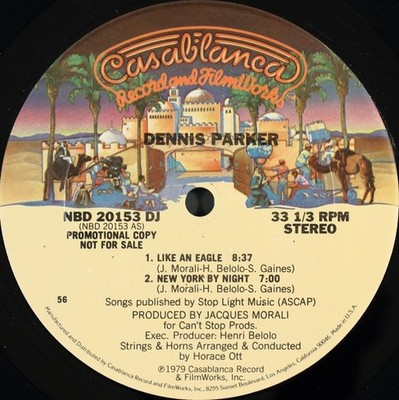 Dennis Parker - Like An Eagle / New York By Night (12'', S/Sided, Promo) (Very Go