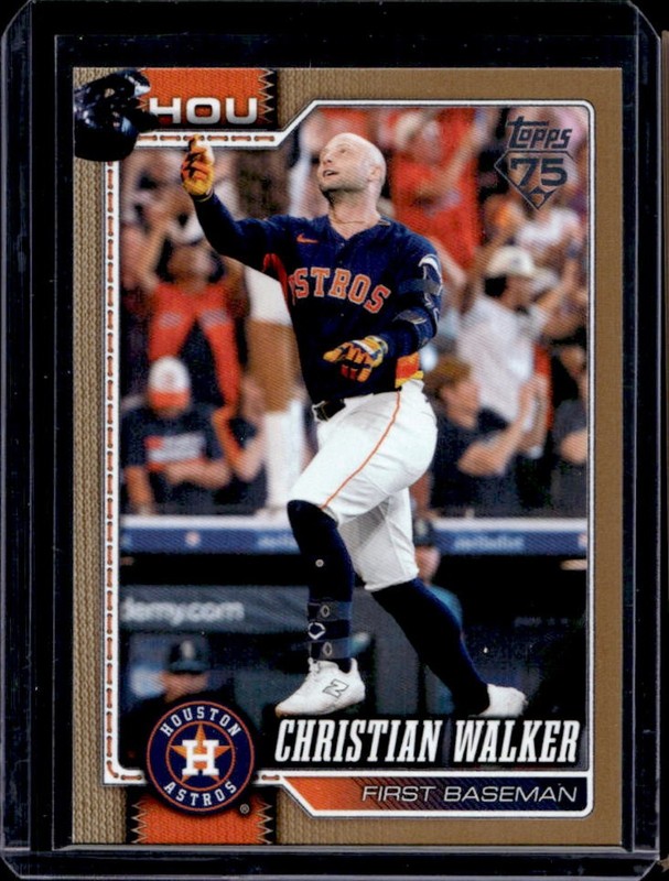 2026 Topps Christian Walker Gold #/2026 Astros