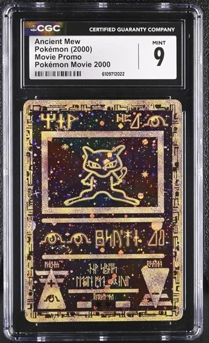 CGC 9 Mint Ancient Mew Pokemon 2000 Movie Promo