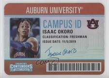 2020-21 Panini Contenders Draft Picks Campus ID Isaac Okoro #9 5l1