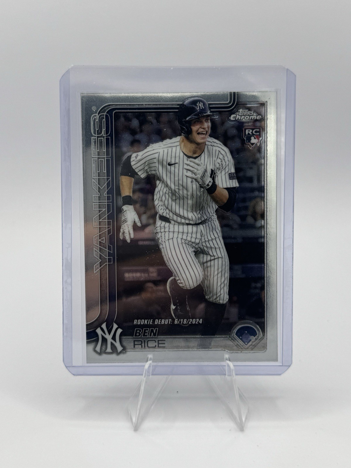 2025 Topps Chrome Update Series Ben Rice Rookie Debut RC #USC138 - Yankees
