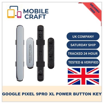Original Google Pixel 9 Pro XL Seite Power Laut/Leiser Tasten (schwarz) UK Ware