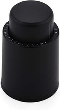 VinoLux Series Vacuum Wine Stopper by ELMWAY – Reusable Wine Preserver with Date