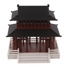 Pagoda Orientale Meditazione Zen Decorazione Antico Modello Edificio Cinese Padiglione