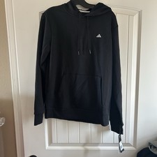 Adidas Go To Hoodie Mens Pullover Sweater Men Small Black Golf Long Sleeve 65