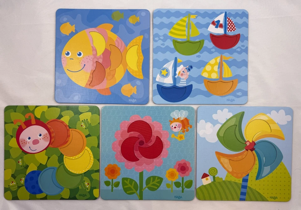 HABA Zuordnungsspiel Farbenmonde Spiel Farben Formen Lernen Kleinkind Komplett - Bild 2 von 4