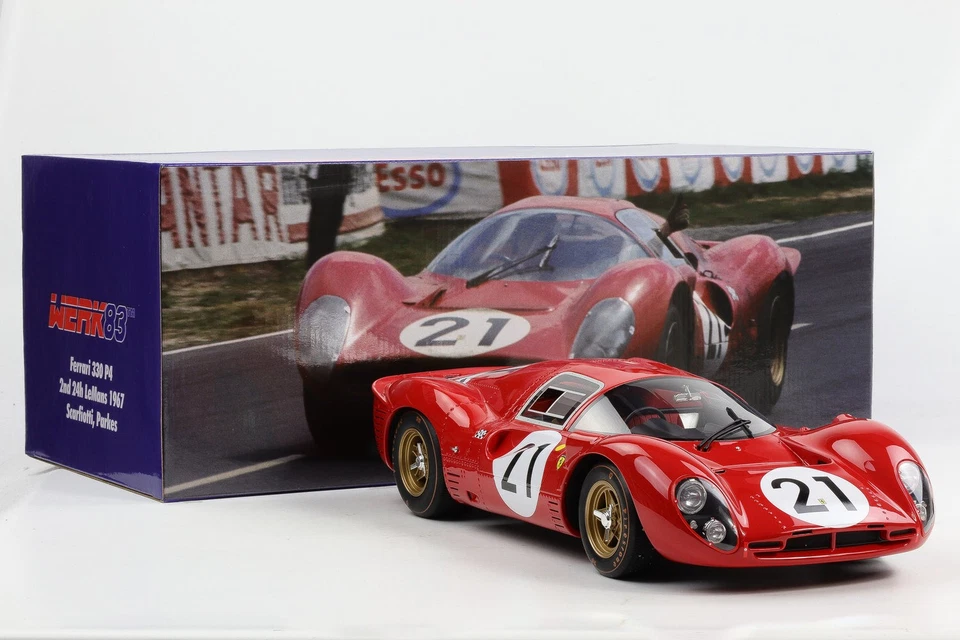 1:12 WERK83 330 P4 #21 2nd 24h LeMans 1967 Scarfiotti Parkes resin