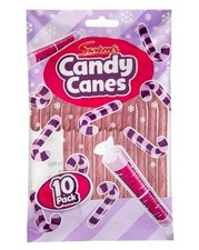 Swizzels Candy Canes Violet 10pk Christmas Stocking Filling Party Bags Pinata 