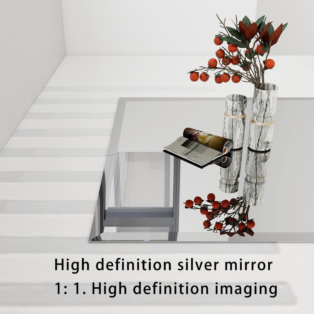 Mirrors for Bathroom Sink, 36X60 Inch Square Frameless Mirror, Frameless Mirrors