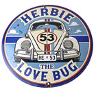 Vintage Volkswagen Sign - Porcelain VW Herbie Love Bug Car Sales Gas Ad Sign