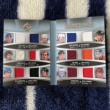 2015/16 UD ULTIMATE DOZEN BOOKLET RELICS LEMIEUX ROY MESSIER SAKIC 10/20
