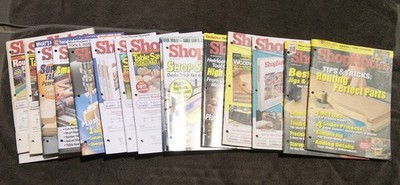 16 Issues ShopNotes Shop Notes 101-117  Complete Carpentry Wood Working