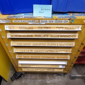 8 Drawer Single Bank Tool Box Cabinet (9)