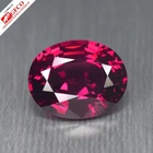 5.04Ct GFCO Certified Oval Natural Reddish Purple Umbalite Garnet - Tanzania
