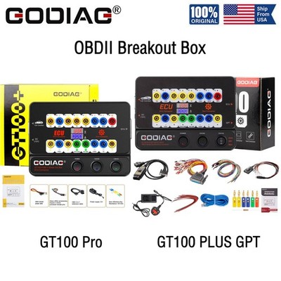 GODIAG GT100 PRO/GT100 PLUS GPT OBD II Break Out Box E-CU Connector AUTO TOOL