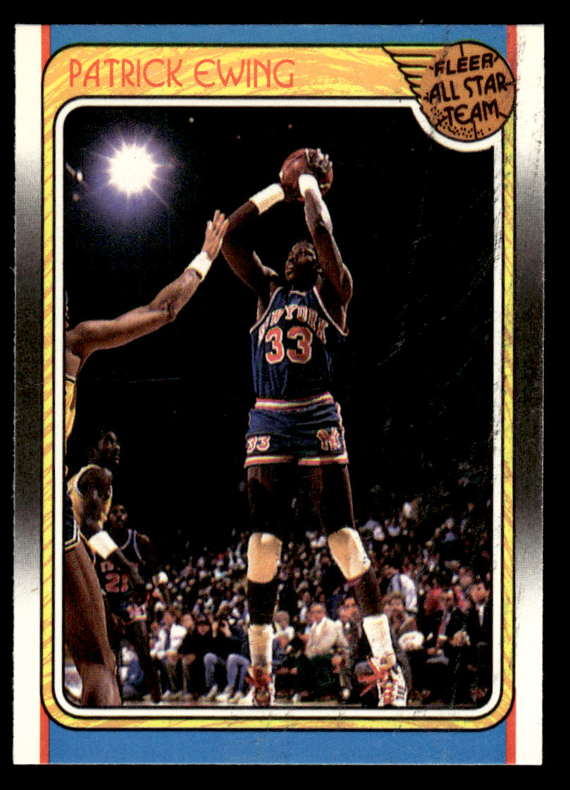 -CS- 1988-89 Fleer All-Star Team - #130 Patrick Ewing (B) *Free Shipping* 