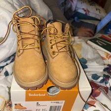 USED Timberland 6  Inch Premium Waterproof Wheat Toddler Boots Size 6 Free Ship