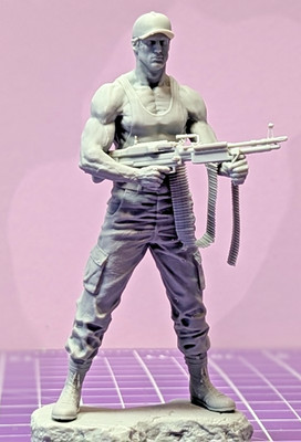 Sylvester Stallone  ''Lincoln Hawk''  from the Movie  OVER THE TOP Scale 1:16