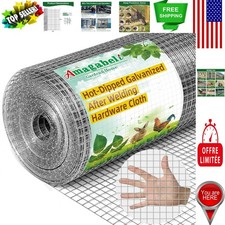 Durable Chicken Wire and Snake Fence 36inx50ft – 1/2 Inch Galvanized Mesh Roll 0.38 per foot