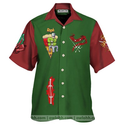 Teenage Mutant Ninja Turtles Raphael Hawaiian Shirt