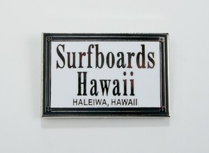 1 FREE Classic Surf Logo Surfboards Hawaii enamel pins, vintage surfing