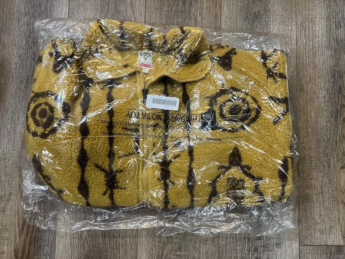 Supreme SOUTH2 WEST8 Fleece Jacket “Mustard” Size L (SS21)