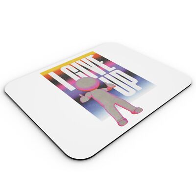 Mauspad I Give Up Retro Montage Kunst Witz Surrealismus Thumbs up Meme