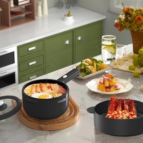 Electric Cooker, 2L Non-Stick Sauté Pan, Rapid Noodles Cooker, Mini Pot for S... - Picture 8 of 9