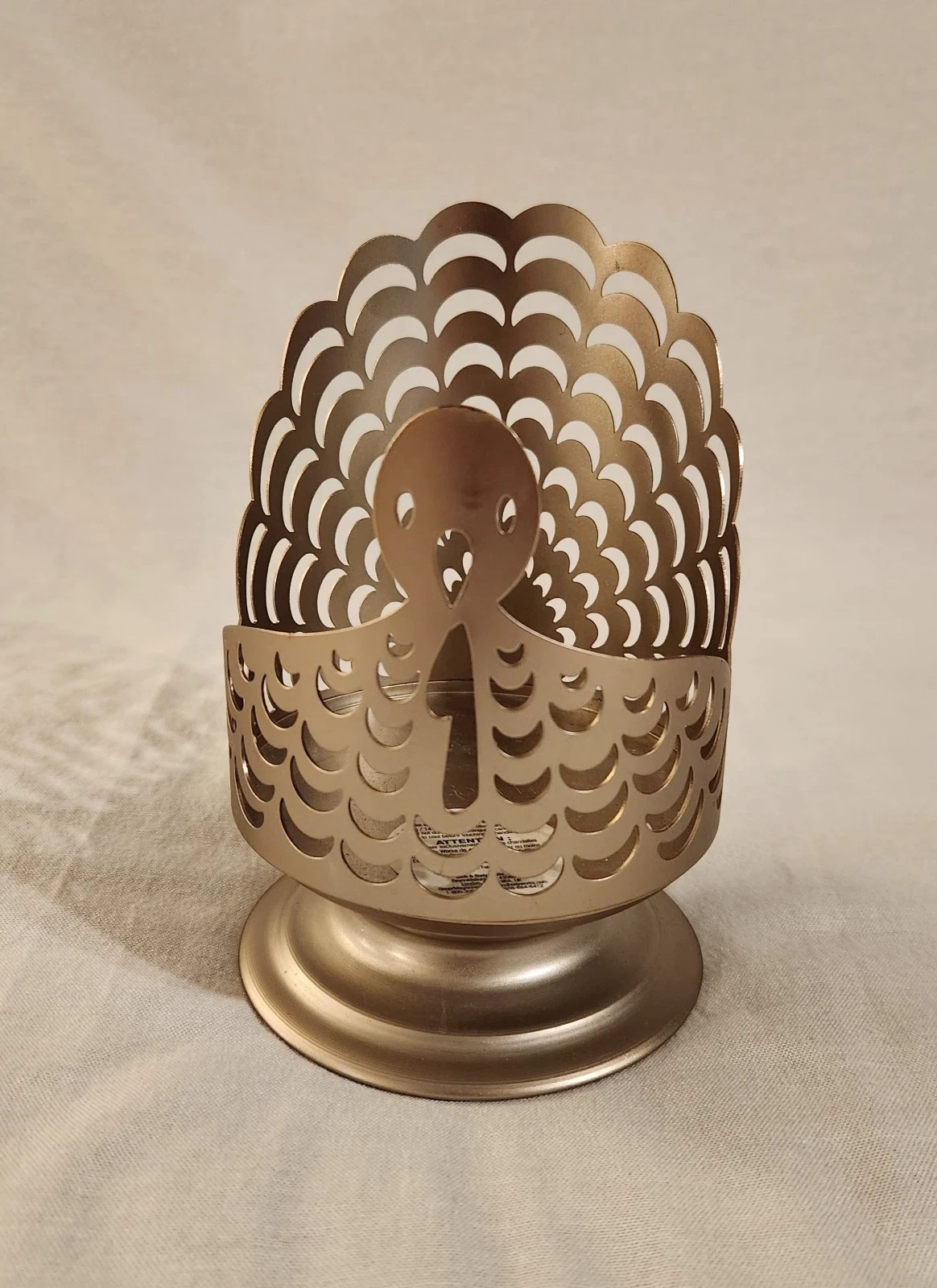 Bath & Body Works Thanksgiving Turkey 3-Wick Pedestal Candle Holder