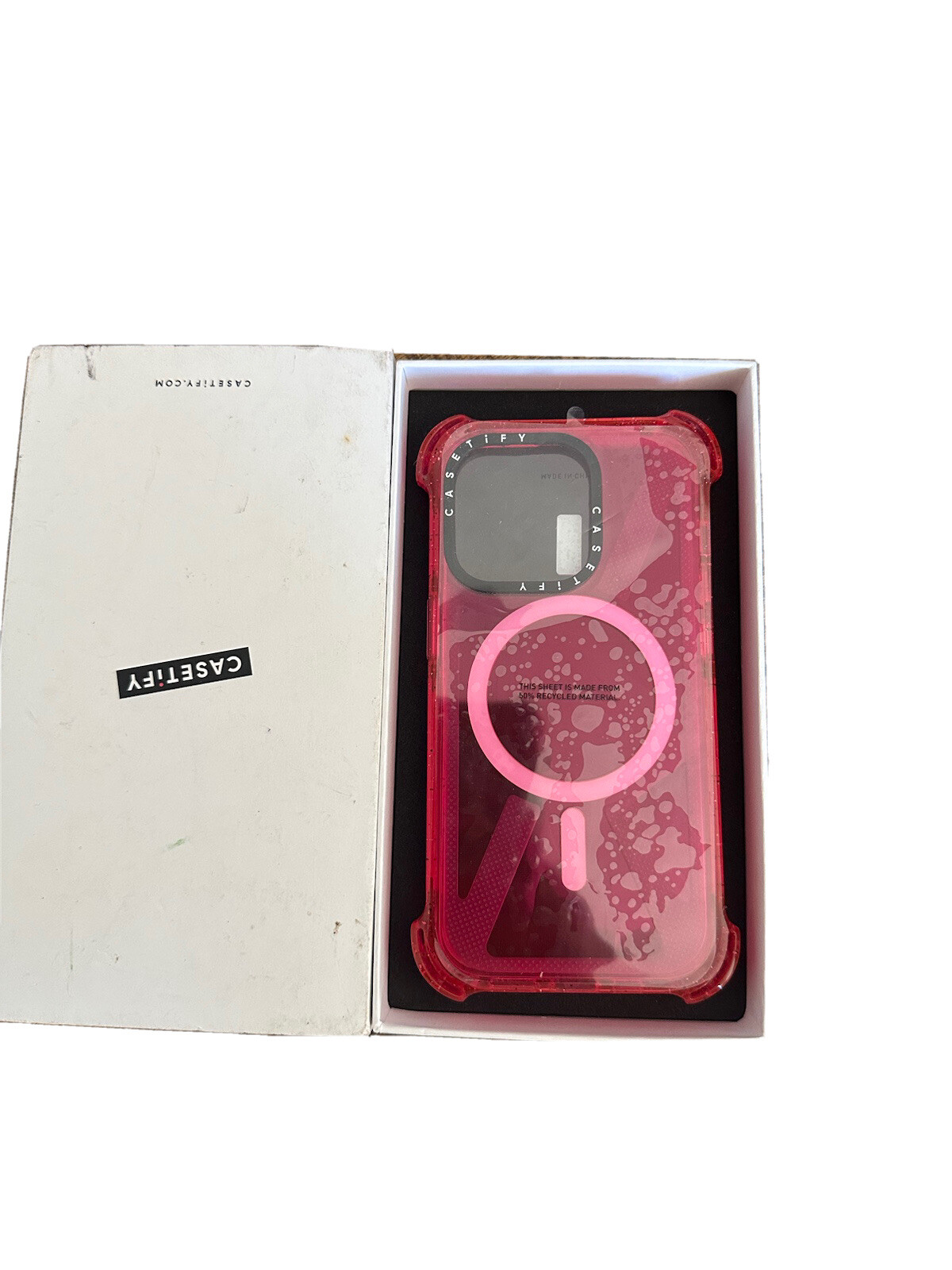 Casetify Bounce iPhone 14 Pro MagSafe Bubblegum