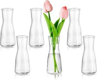 Klare Glasvase Set Klein Blumenvase Modern 6 StüCk