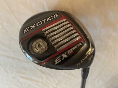 Exotics EX 10 Beta Ti Cup-Face 3 Wood, 15 Deg, Rogue Max 75-S Right Hand